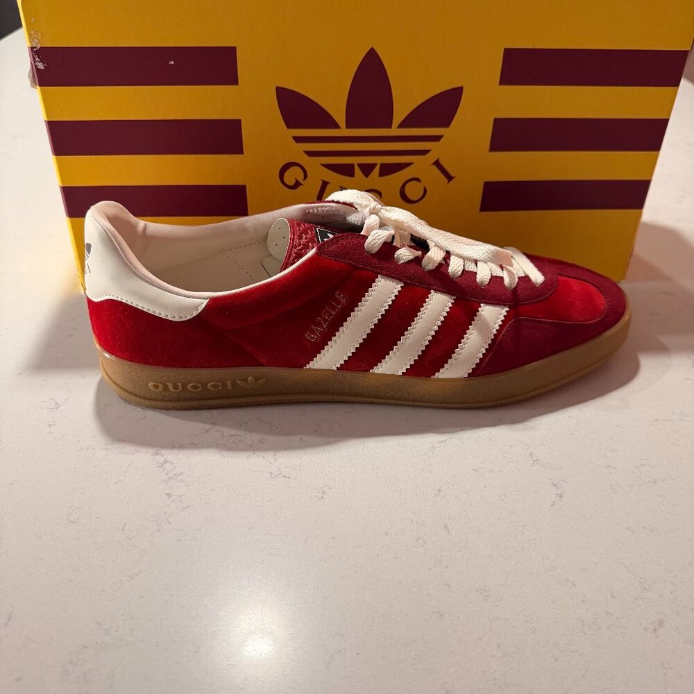 Adidas X Gucci Gazelle Sneakers